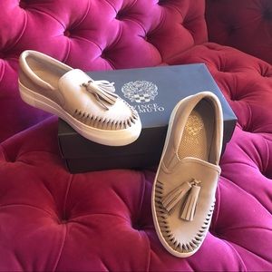 Leather Tassel Vince Camuto Slip-Ons